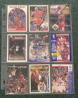 Michael Jordan 10 card Lot GOAT Upper Deck Fleer Topps All Star Bulls VG/EX