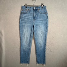 Madewell Womens Perfect Vintage Jeans Size 26 High-Rise Straight Leg Light Wash