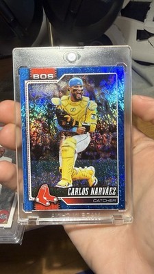 2026 Topps series 1 Carlos Narvaez #344 Blue sand glitter /150