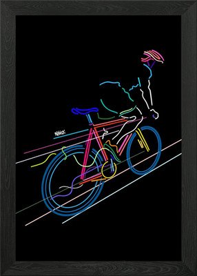 Grundstückslinien Gerahmtes Wandbild Poster Leinwanddruck Bild