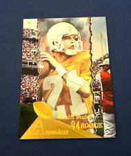 1994 Pinnacle Football Heath Shuler Rookie Card #199 Set Break NM. rookie card picture