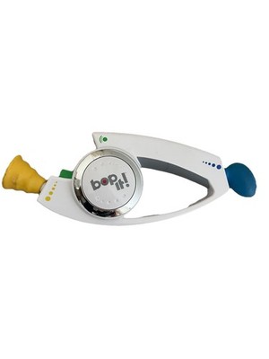 Bop It Hand Held Electronic Talking Game Hasbro 2008 Tested & Works