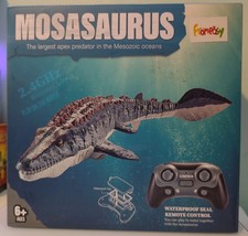 RC Mosasaurus Dinosaur Remote Control Water Toy Spray Swim Rechargeable New