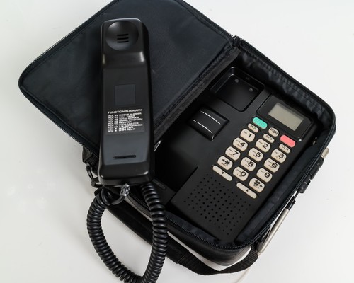Vintage Uniden CP1700 Mobile Bag Car Cell Phone with Carrying Case USED AS IS - Zdjęcie 3 z 6
