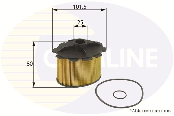 Fuel Filter Fits Citroën Berlingo C15 Xsara Fiat Peugeot Toyota COMLINE EFF071