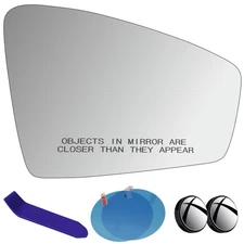 EAP Passenger Side Mirror Glass Compatible with VW Tiguan 2018-2024, Heated 5...