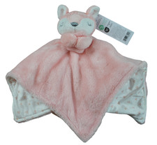 Carters Pink Fox Security Blanket White Lovey Infant Baby Girls 2023 NWT RARE