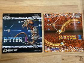 NEC PC Engine HuCARD R-TYPE 1 + 2 SET  Tested NTSC-J