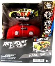Nano Racer RC Car #53 Yellow ~ Nascar Adventure Force ~ Radio Control Fun