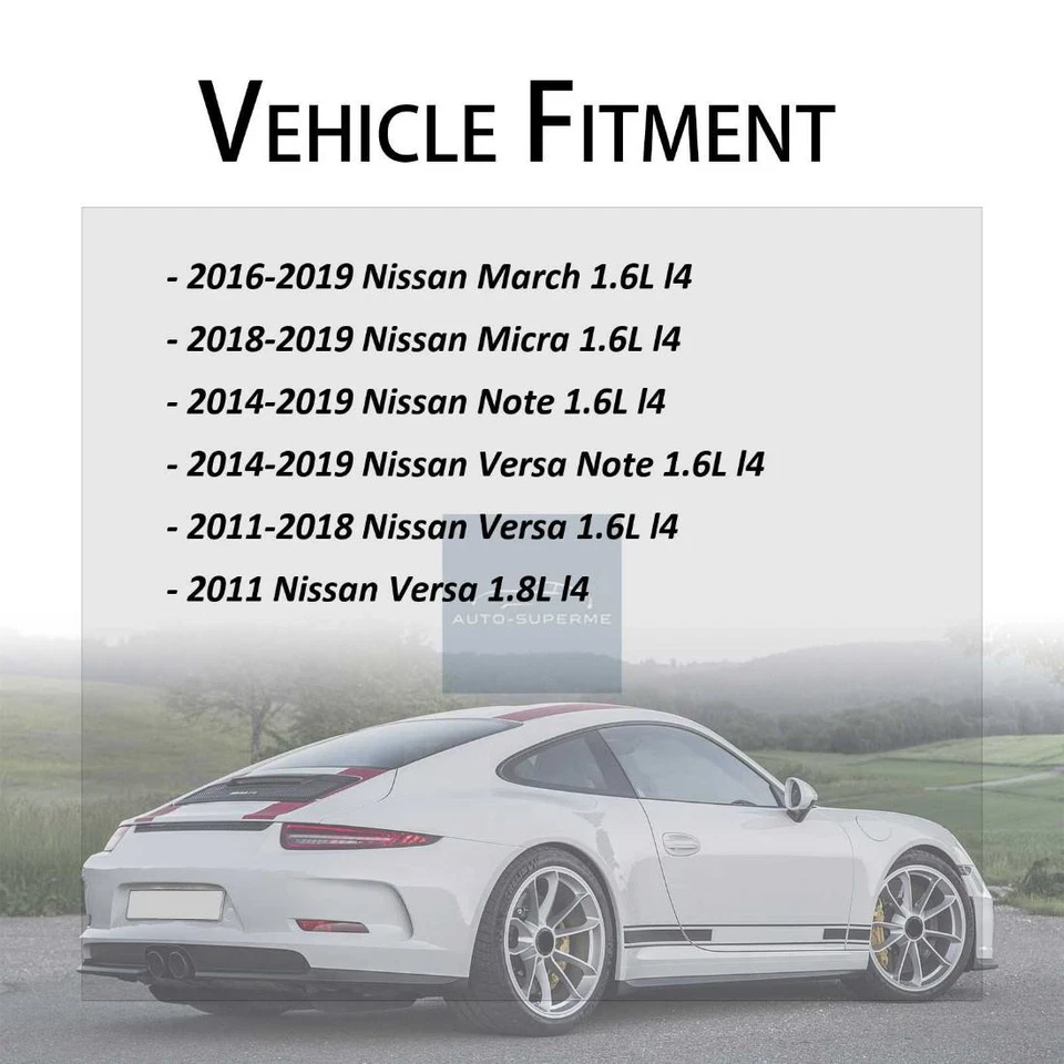 Para 2011 Nissan Versa 1.8L Dorman First Stop 4x conjunto dianteiro traseiro linha de mangueira de freio - Imagem 2 de 4