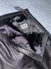 Wilsons Pelle Studio Leather Pants Size 6 Women Side Zipper