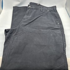 Harley Davidson Mechanic Woven Carpenter Pants Mens Size 40x34 Black 96000-23VM
