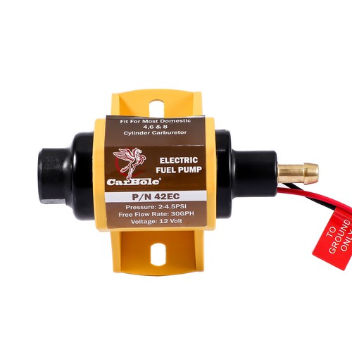Electric Fuel Pump 12V 4.5-7PSI Universal Gasoline and E85 Transfer Pump 5/16" - Picture 8 of 11