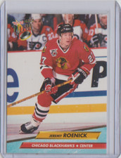 1992-93 Fleer Ultra #41 Jeremy Roenick Chicago Blackhawks
