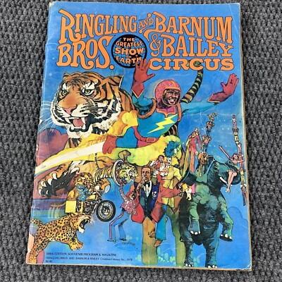 Vintage Ringling Bros. and Barnum & Bailey Circus Program 1978 108TH Edition