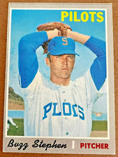 1970 Topps #533 Buzz Stephen - Seattle Pilots