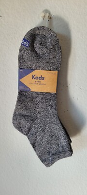 Keds Women's 6-Pairs Everyday Quarter Cut