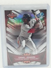 Daniel Johnson 2019 Bowman Chrome Baseball Arizona Fall League Cleveland Indians