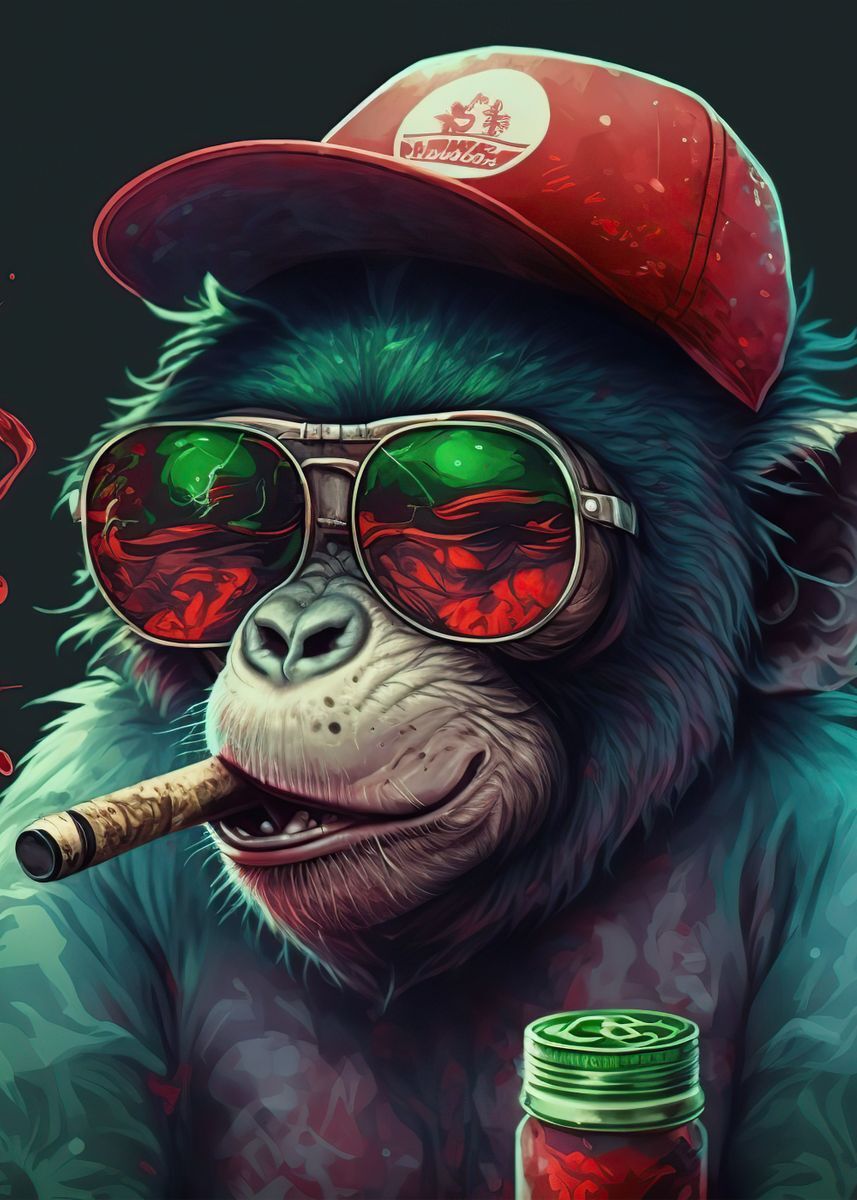 Cannabis Stoner Posters Retro Ganja Weed Gamer Wall Art Marijuana Poster Print