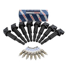 Bosch 8 Ignition Coils 8 Double Platinum Spar...
