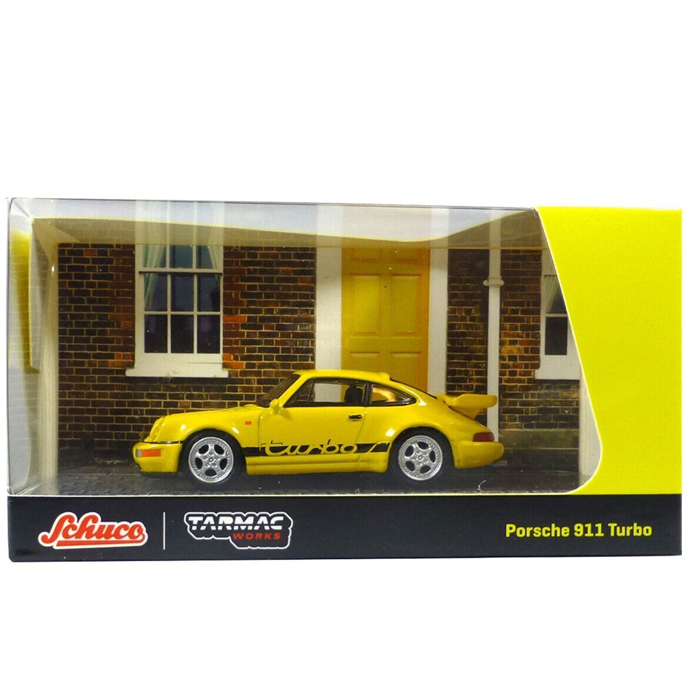 Tarmac Works x Schuco 1:64 Porsche 911 964 Turbo Yellow | eBay