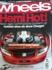 Wheels Car Magazine August 2009 * Hemi Hot*
