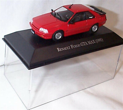 Renault Fuego GTA MAX 1991 Red Collectors Model New in Clear Case