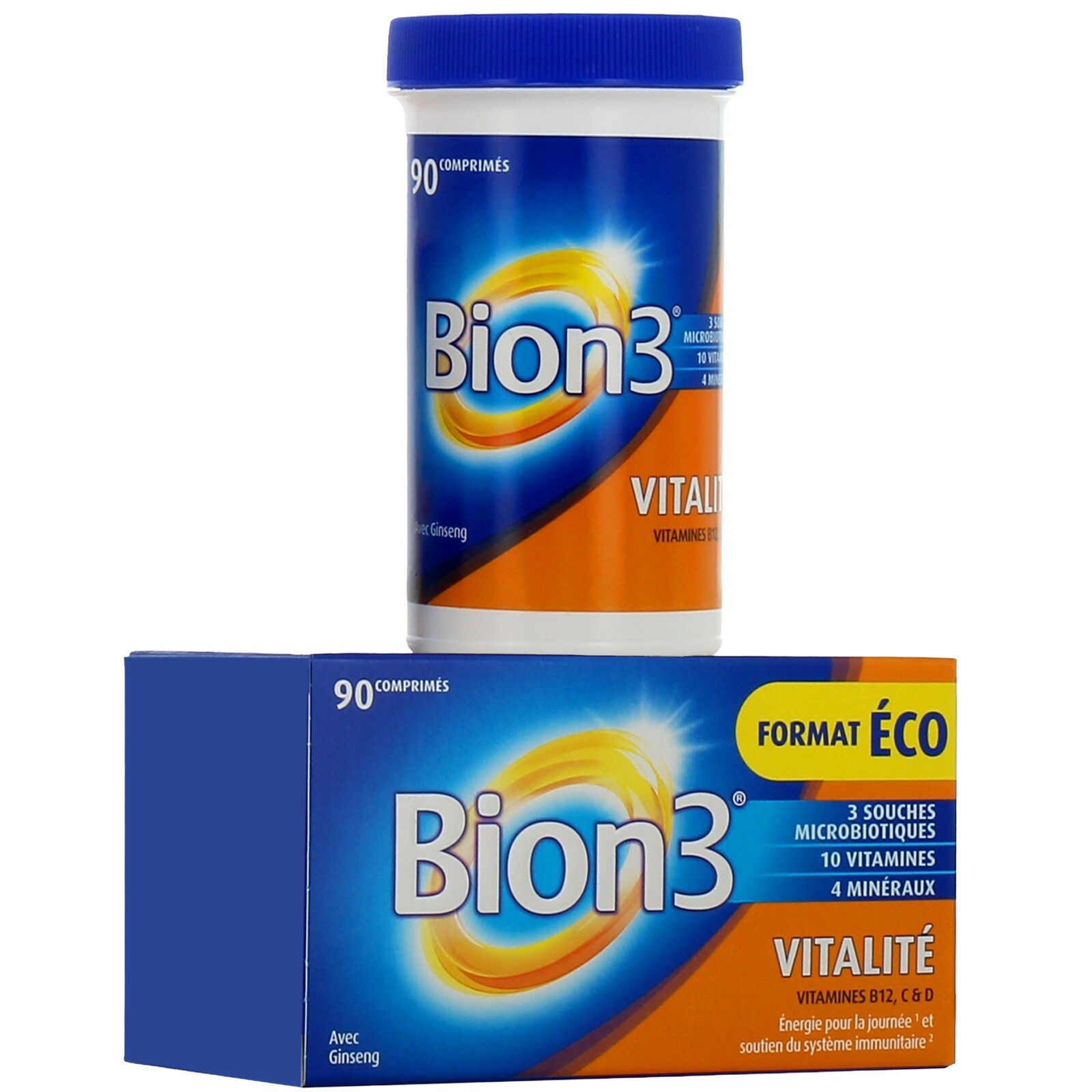 Bion 3 Vitalité 90 jours la solution efficace contre la fatigue passagère et le stress