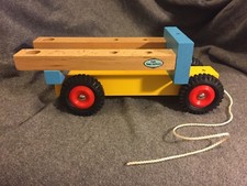 Wooden Truck Base for Fun Time Supplies Wooden Blocks Build N Play