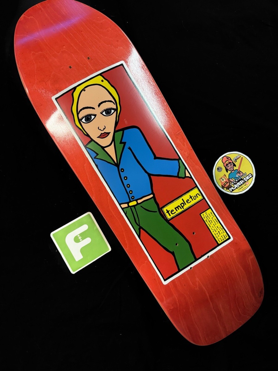 RARE Ed Templeton New Deal Skateboard Deck Shaped Disco Man