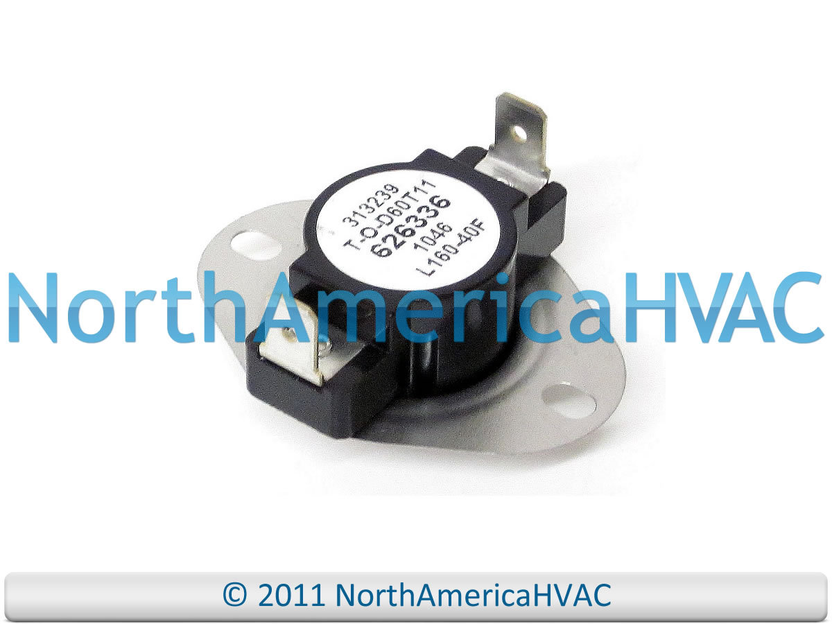 OEM Intertherm Nordyne Miller Limit Switch L160-40F Replaces
