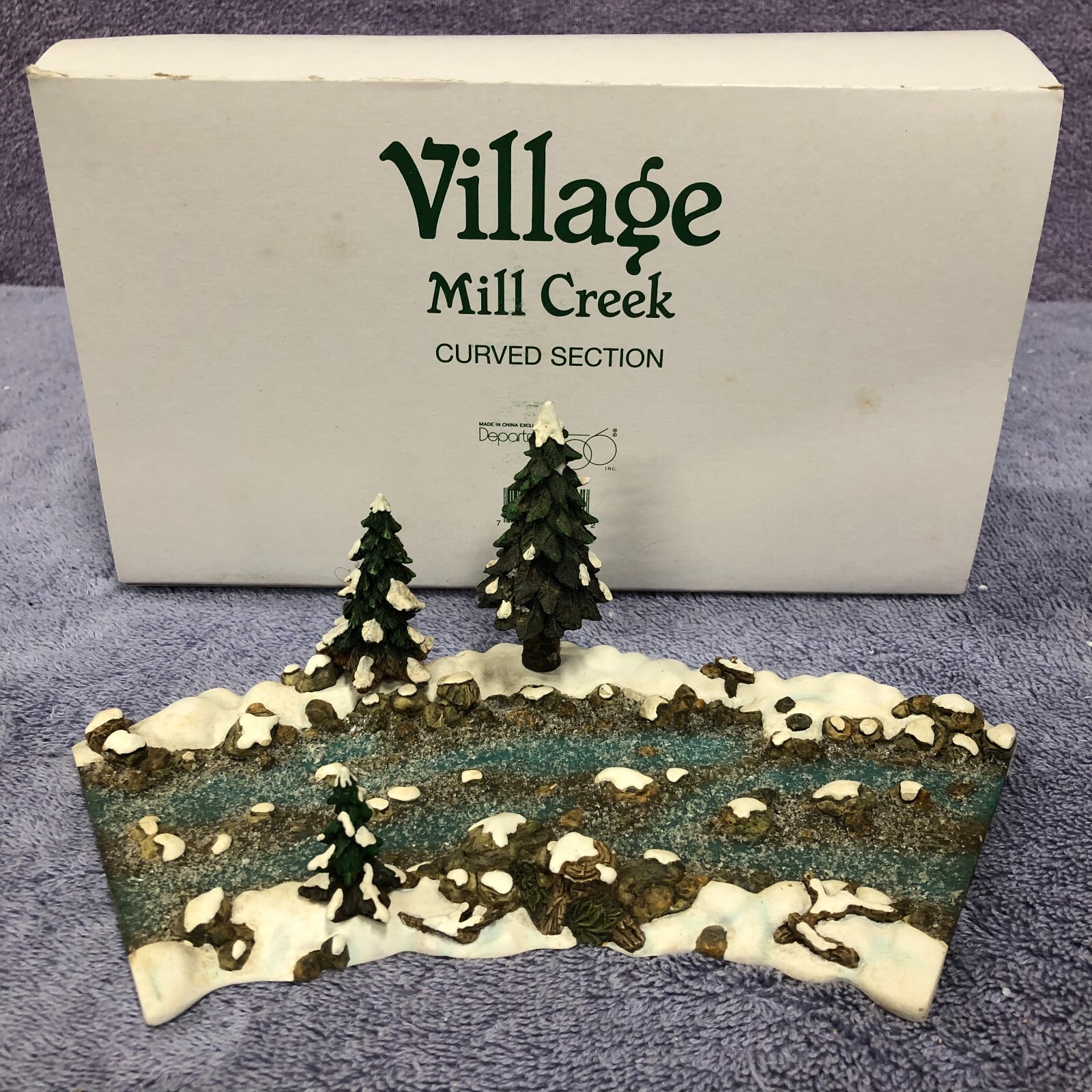 Dept 56 Village Mill Creek Curved Section 52634 eBay