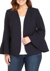 plus size navy jacket