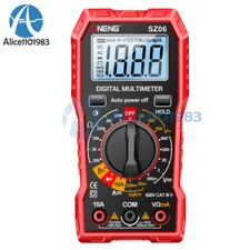ANENG SZ06 Digital Multimeter 2000 Count  AC/DC Voltmeter Ammeter LCD Volt Meter