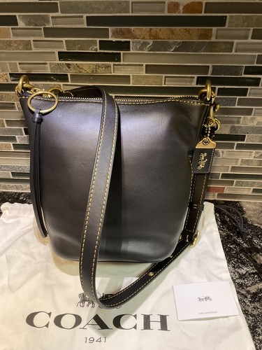 Coach Originals 1941 Archiv Seesack 20 Glovetanned Leder 78804 schwarz