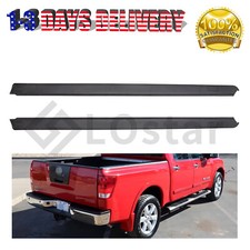 New Bed Rail Cap Black Lh Rh Side Fits 2004-2015 Nissan Titan King Cab Only