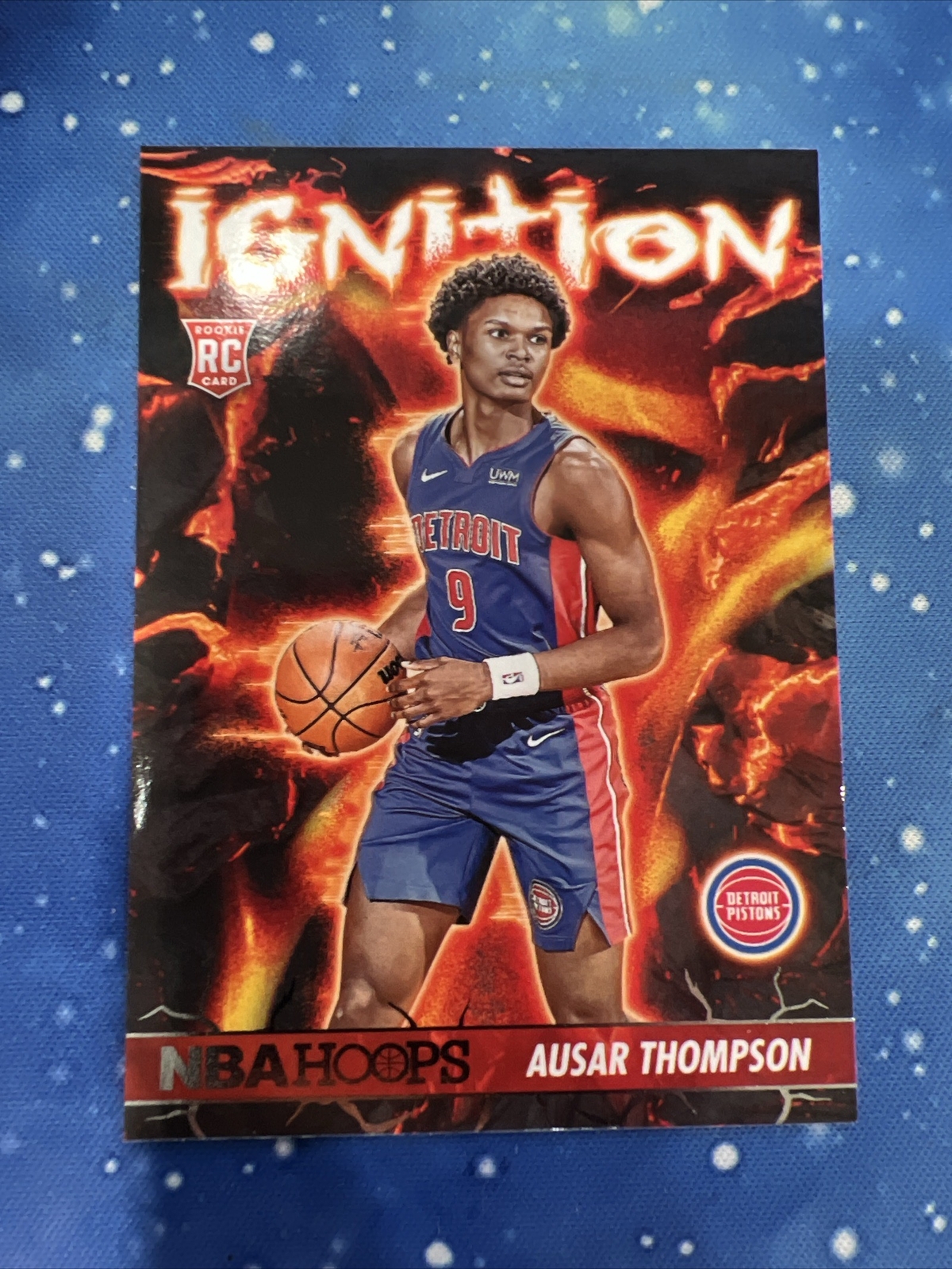 2023-24 NBA Hoops Ausar Thompson RC Rookie Ignition #24 Detroit Pistons