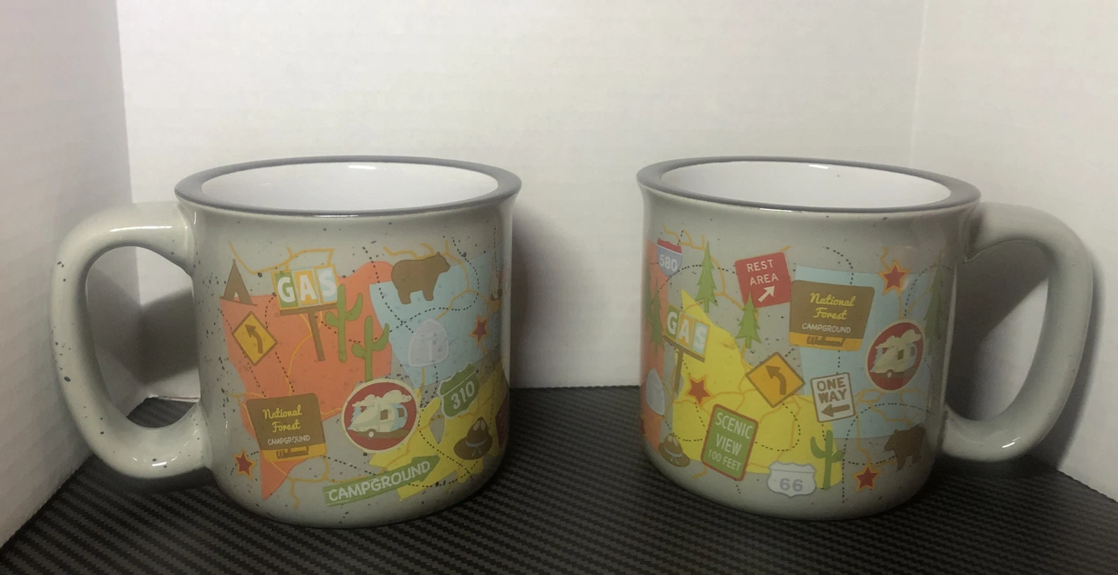 Camp Casual Travel Map Coffee Mug