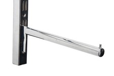 20x Tragarme gerade f. Wandschienen Abhänger Ladeneinrichtung Arm Textil Mode