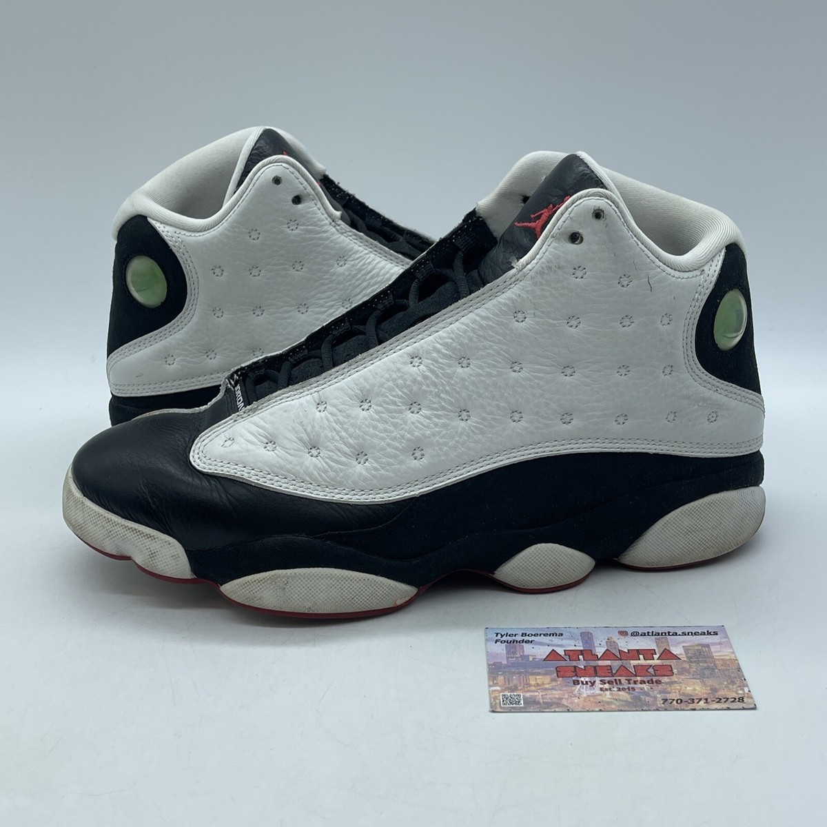 Size 9.5 - Air Jordan 13 Retro 2013 He Got Game White 