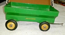 VINTAGE JOHN DEERE ERTL ESKA FARM TRACTOR GRAIN WAGON TRAILER