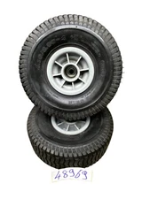 2x Cheng Shin 4.10/3.50-4 Air Tyre Wheel with Rim Sack Truck Wheelbarrow 48969