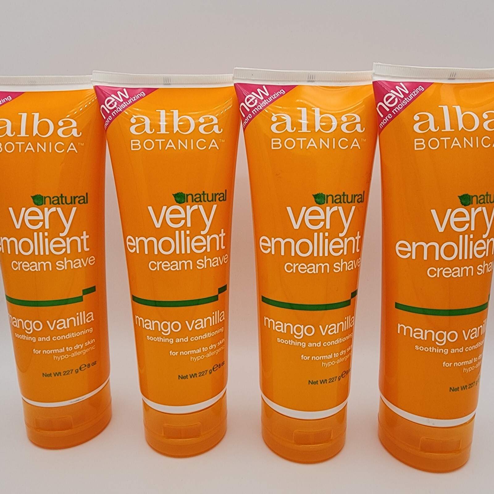 Shave Mango Vanilla, Set Of 4, 8 Oz Each
