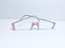 Pink Light Rose Crystal Reading Glasses 2.25 Made with Swarovski NEW  Case