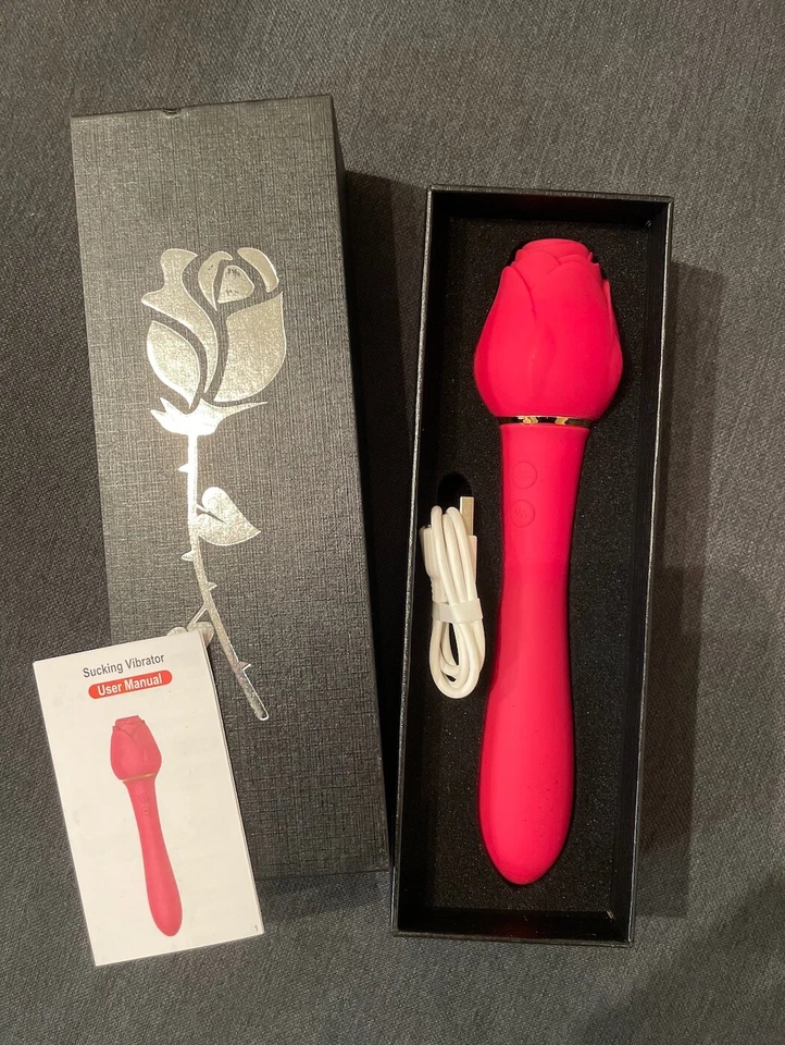 (NUEVO) Rosa Clítoris Punto G Rosa Juguete Varita Vibrador, Juguete Adulto, Juguetes Femeninos Foto 2 de 4