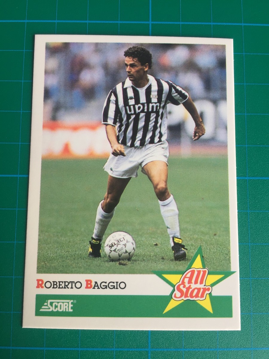 スポーツ roberto baggio ROBERTO BAGGIO 1992 SCORE CARD RARE JUVENTUS #413 | eBay