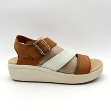 Keen Women's Elle Backstrap Recycled Fabric Rubber Slip-On Sandal, MSRP $71.25