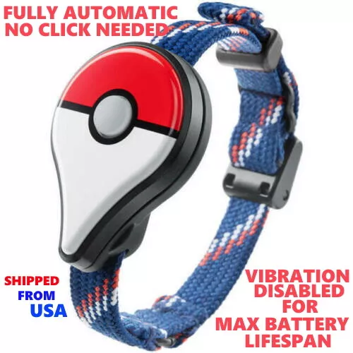 Fliresy New Upgraded Compatible for Pokemon Go Plus - Rechargeable,  Manual/Auto Catch Two Mode