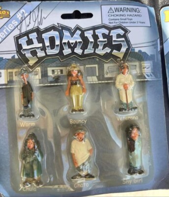 Homies Series 2 On Blisters Cards Signature By David Gonzales