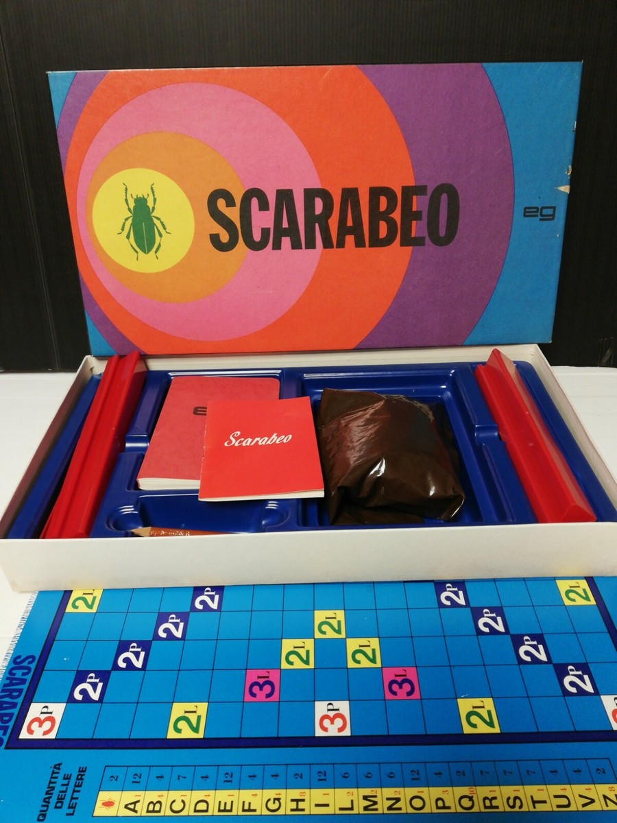 Editrice Giochi Scarabeo – Wortspiel-Brettspiel, Neue Edition Mit Holz-Buchstaben, Für 2–4 Spieler